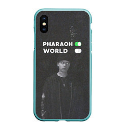 Чехол iPhone XS Max матовый Pharaon On, World Off, цвет: 3D-мятный