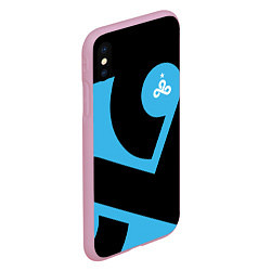 Чехол iPhone XS Max матовый CS:GO - Cloud9 the form 2018-2019, цвет: 3D-розовый — фото 2