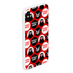 Чехол iPhone XS Max матовый Kumamon Pattern, цвет: 3D-белый — фото 2