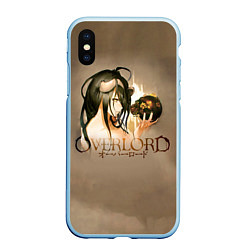 Чехол iPhone XS Max матовый Overlord Albedo, цвет: 3D-голубой