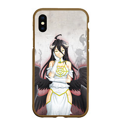 Чехол iPhone XS Max матовый Overlord Albedo