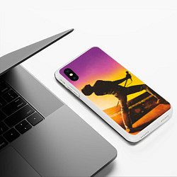 Чехол iPhone XS Max матовый Bohemian Rhapsody, цвет: 3D-белый — фото 2