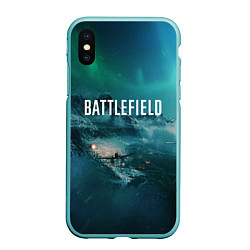 Чехол iPhone XS Max матовый Battlefield: Sea Force, цвет: 3D-мятный