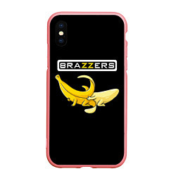 Чехол iPhone XS Max матовый Brazzers: Black Banana, цвет: 3D-баблгам