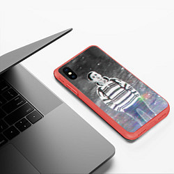 Чехол iPhone XS Max матовый Тима Белорусских, цвет: 3D-красный — фото 2