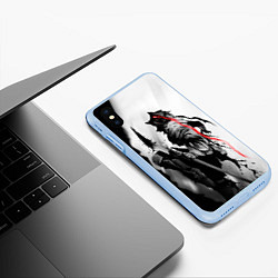 Чехол iPhone XS Max матовый Убийца Гоблинов, цвет: 3D-голубой — фото 2