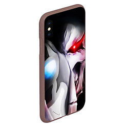 Чехол iPhone XS Max матовый Overlord - Ainz Ooal Gown, цвет: 3D-коричневый — фото 2