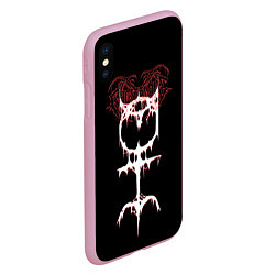 Чехол iPhone XS Max матовый Ghostemane sign, цвет: 3D-розовый — фото 2