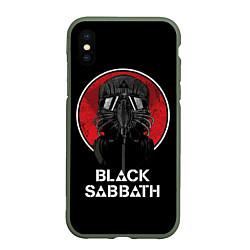 Чехол iPhone XS Max матовый Black Sabbath: The Dio Years, цвет: 3D-темно-зеленый