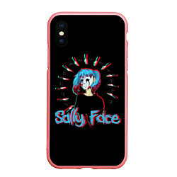 Чехол iPhone XS Max матовый Sally Face, цвет: 3D-баблгам