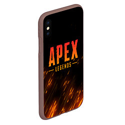 Чехол iPhone XS Max матовый Apex Legends: Battle Royal, цвет: 3D-коричневый — фото 2