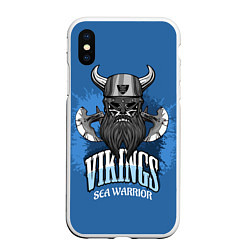 Чехол iPhone XS Max матовый Viking: Sea Warrior