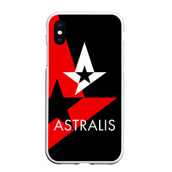 Чехол iPhone XS Max матовый Astralis: E-Sports, цвет: 3D-белый