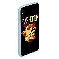 Чехол iPhone XS Max матовый Mastodon: Leviathan, цвет: 3D-голубой — фото 2