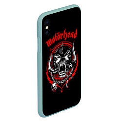 Чехол iPhone XS Max матовый Motorhead Demons, цвет: 3D-мятный — фото 2