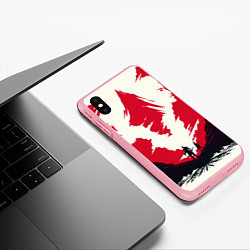 Чехол iPhone XS Max матовый God of War: Mountain Warrior, цвет: 3D-баблгам — фото 2