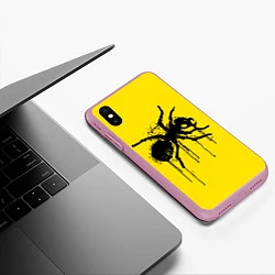 Чехол iPhone XS Max матовый The Prodigy: Big Ant, цвет: 3D-розовый — фото 2