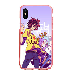 Чехол iPhone XS Max матовый No Game No Life, цвет: 3D-баблгам