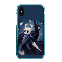 Чехол iPhone XS Max матовый Hollow Knight, цвет: 3D-мятный