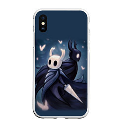 Чехол iPhone XS Max матовый Hollow Knight, цвет: 3D-белый