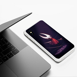 Чехол iPhone XS Max матовый Hollow Knight, цвет: 3D-белый — фото 2