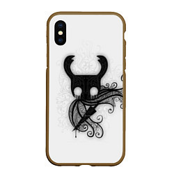 Чехол iPhone XS Max матовый Hollow Knight, цвет: 3D-коричневый