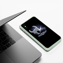 Чехол iPhone XS Max матовый Hollow Knight, цвет: 3D-салатовый — фото 2