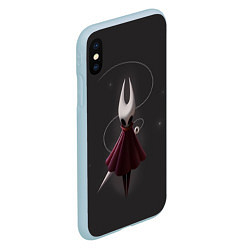 Чехол iPhone XS Max матовый Hollow Knight, цвет: 3D-голубой — фото 2