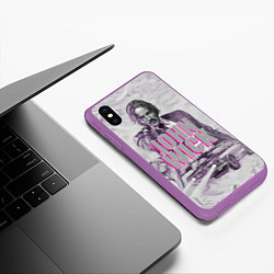 Чехол iPhone XS Max матовый John Wick, цвет: 3D-фиолетовый — фото 2