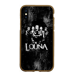 Чехол iPhone XS Max матовый Louna, цвет: 3D-коричневый