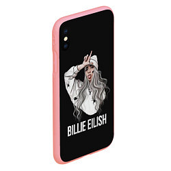 Чехол iPhone XS Max матовый BILLIE EILISH, цвет: 3D-баблгам — фото 2