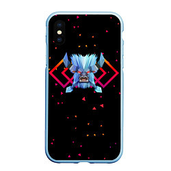 Чехол iPhone XS Max матовый Dota 2 - Spirit Breaker, цвет: 3D-голубой