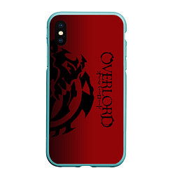 Чехол iPhone XS Max матовый Overlord, цвет: 3D-мятный