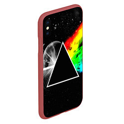 Чехол iPhone XS Max матовый PINK FLOYD, цвет: 3D-красный — фото 2