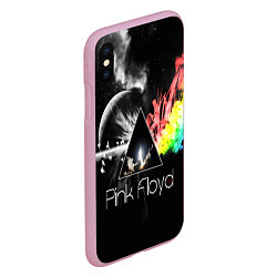 Чехол iPhone XS Max матовый PINK FLOYD, цвет: 3D-розовый — фото 2
