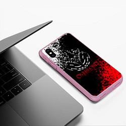 Чехол iPhone XS Max матовый Overlord, цвет: 3D-розовый — фото 2