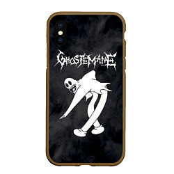 Чехол iPhone XS Max матовый GHOSTEMANE, цвет: 3D-коричневый