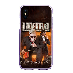 Чехол iPhone XS Max матовый LINDEMANN: Skills in Pills, цвет: 3D-светло-сиреневый