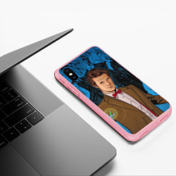Чехол iPhone XS Max матовый Доктор Кто, цвет: 3D-баблгам — фото 2
