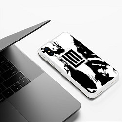 Чехол iPhone XS Max матовый Lindemann, цвет: 3D-белый — фото 2