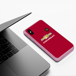 Чехол iPhone XS Max матовый Lingard Manchester United, цвет: 3D-розовый — фото 2