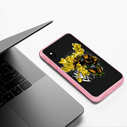 Чехол iPhone XS Max матовый JoJo Bizarre Adventure, цвет: 3D-баблгам — фото 2