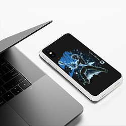 Чехол iPhone XS Max матовый Хвост Феи, цвет: 3D-белый — фото 2