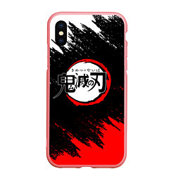 Чехол iPhone XS Max матовый KIMETSU NO YAIBA, цвет: 3D-баблгам