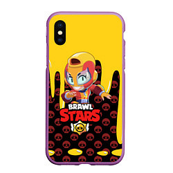 Чехол iPhone XS Max матовый BRAWL STARS MAX