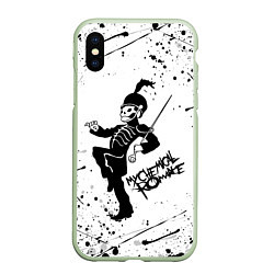 Чехол iPhone XS Max матовый My Chemical Romance, цвет: 3D-салатовый