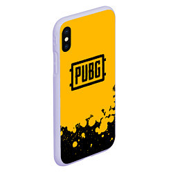 Чехол iPhone XS Max матовый PUBG, цвет: 3D-светло-сиреневый — фото 2