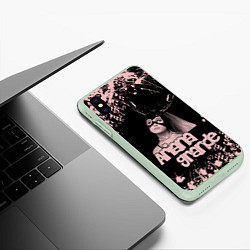 Чехол iPhone XS Max матовый ARIANA GRANDE, цвет: 3D-салатовый — фото 2