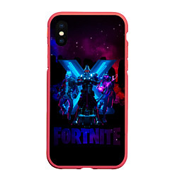 Чехол iPhone XS Max матовый FORTNITE