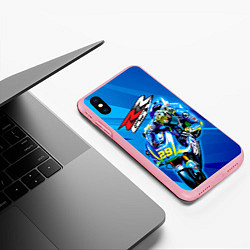 Чехол iPhone XS Max матовый Suzuki MotoGP, цвет: 3D-баблгам — фото 2